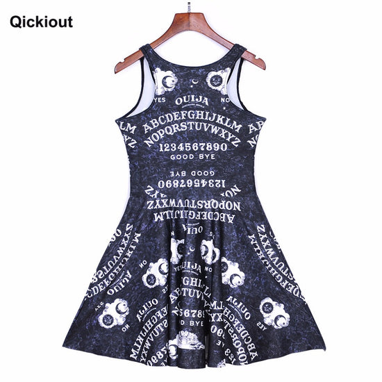 Summer New arrival Women Sleeveless Vest Dress Fashion Extra-terrestrial Digital Printing Dresses