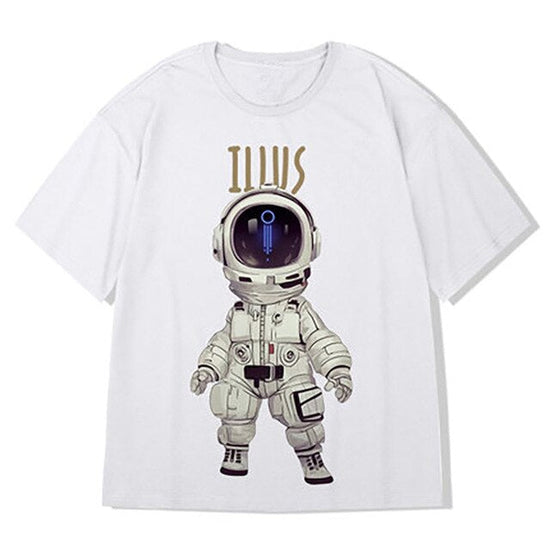 Men Cartoon Print Tees Summer Tshirts Mens Harajuku T Shirts Male hip hop tshirt Oversized Blakc Korean Clothes 5XL