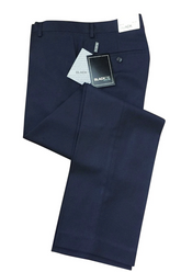 "Bradley" Midnight Navy Luxury Wool Blend Suit Pants - Sequel atire