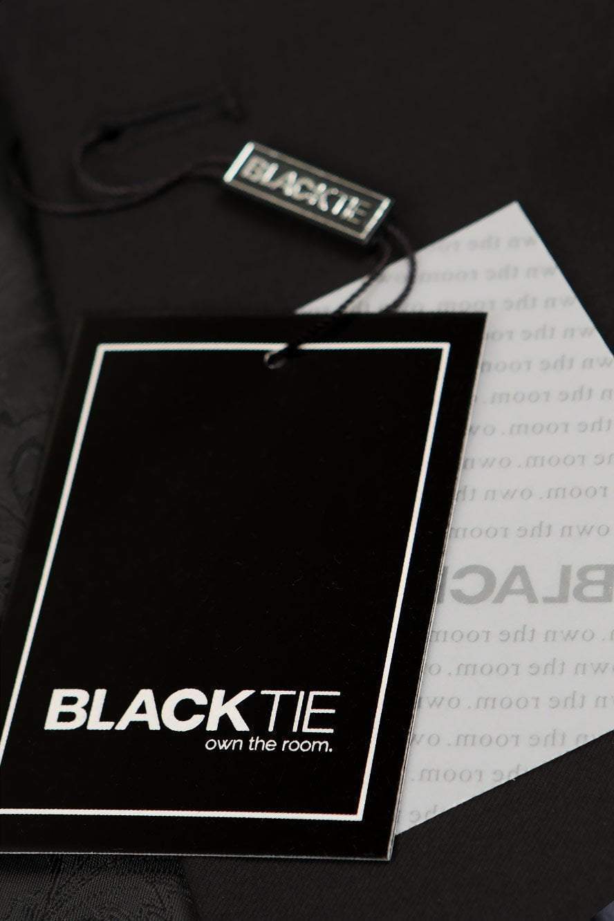 "Milan" Black Tuxedo Jacket Peak (Separates) - Sequel atire