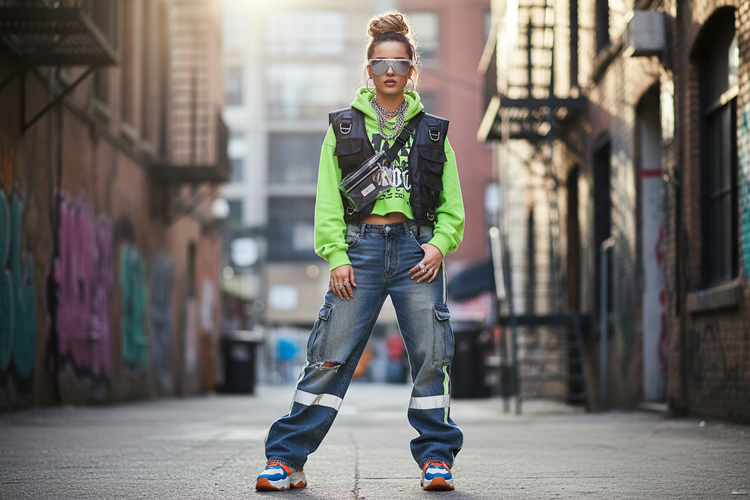 Young women with fashion 